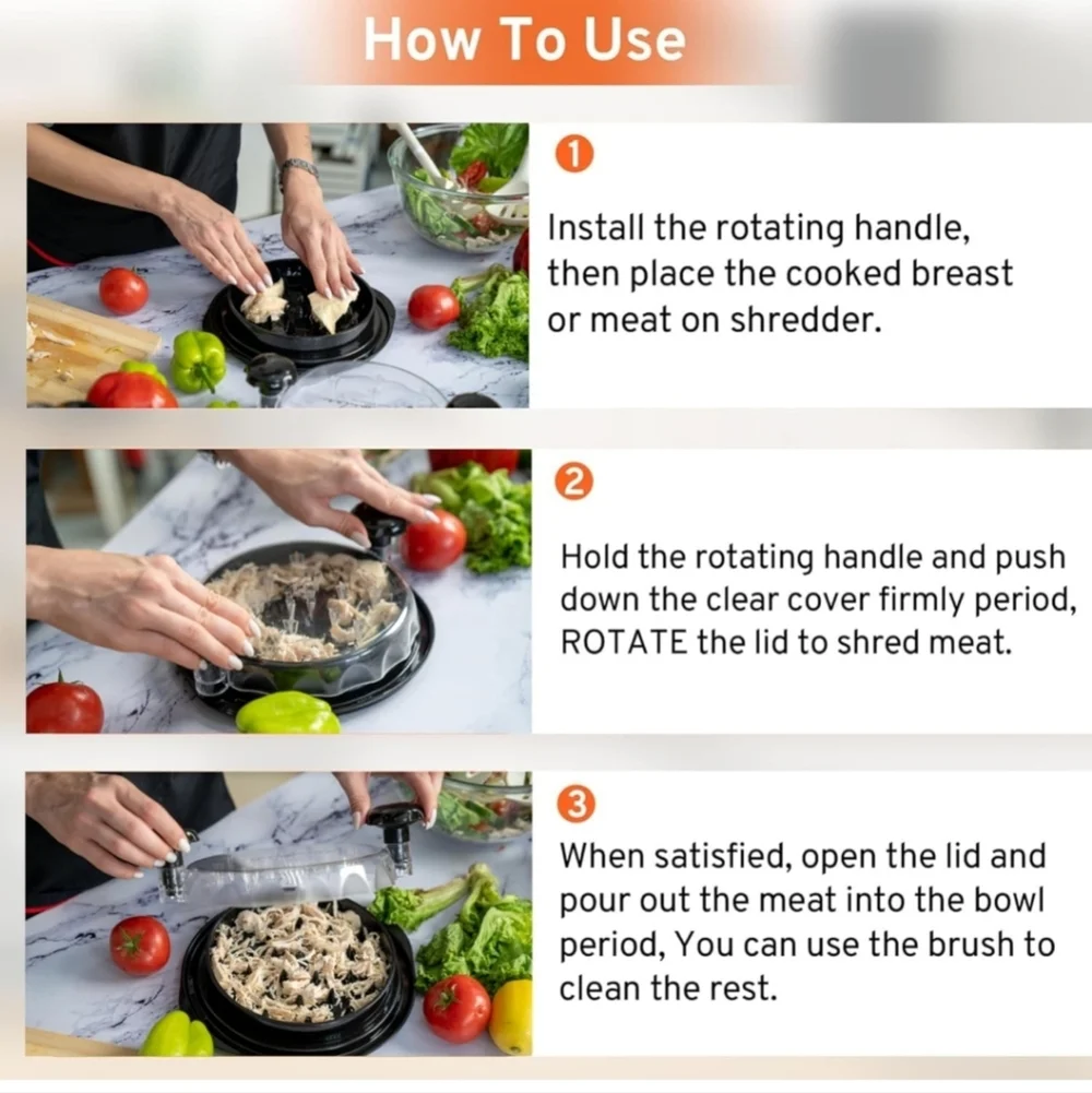 3 Layer Chicken Shredder
